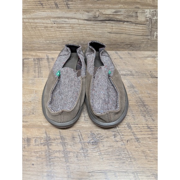 Sanuk Sidewalk Surfer Loafers Women's Size 9 Brown Casual Comfort Slip-On Shoes - Picture 9 of 15